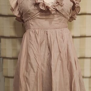 Esley Pink Backless Dress